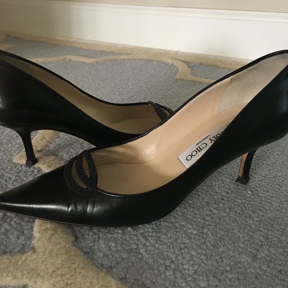 JIMMY CHOO - Black Pumps - Size 37 - Picture 3 of 8